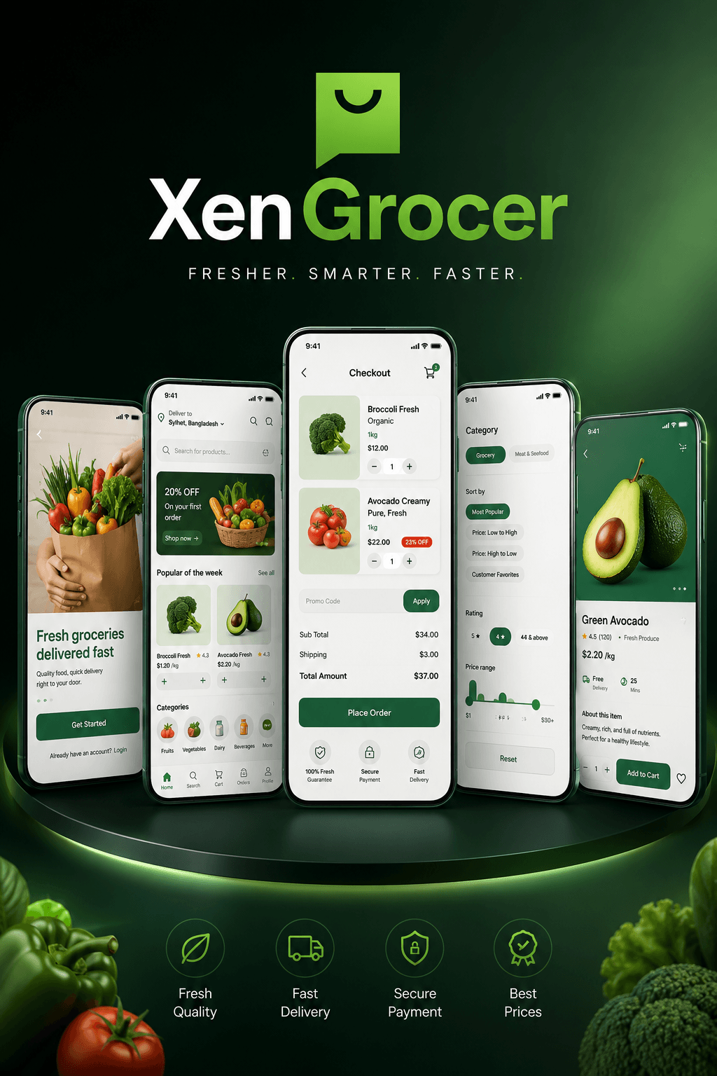 XenGrocer Grocery Delivery Grocery Delivery App platform