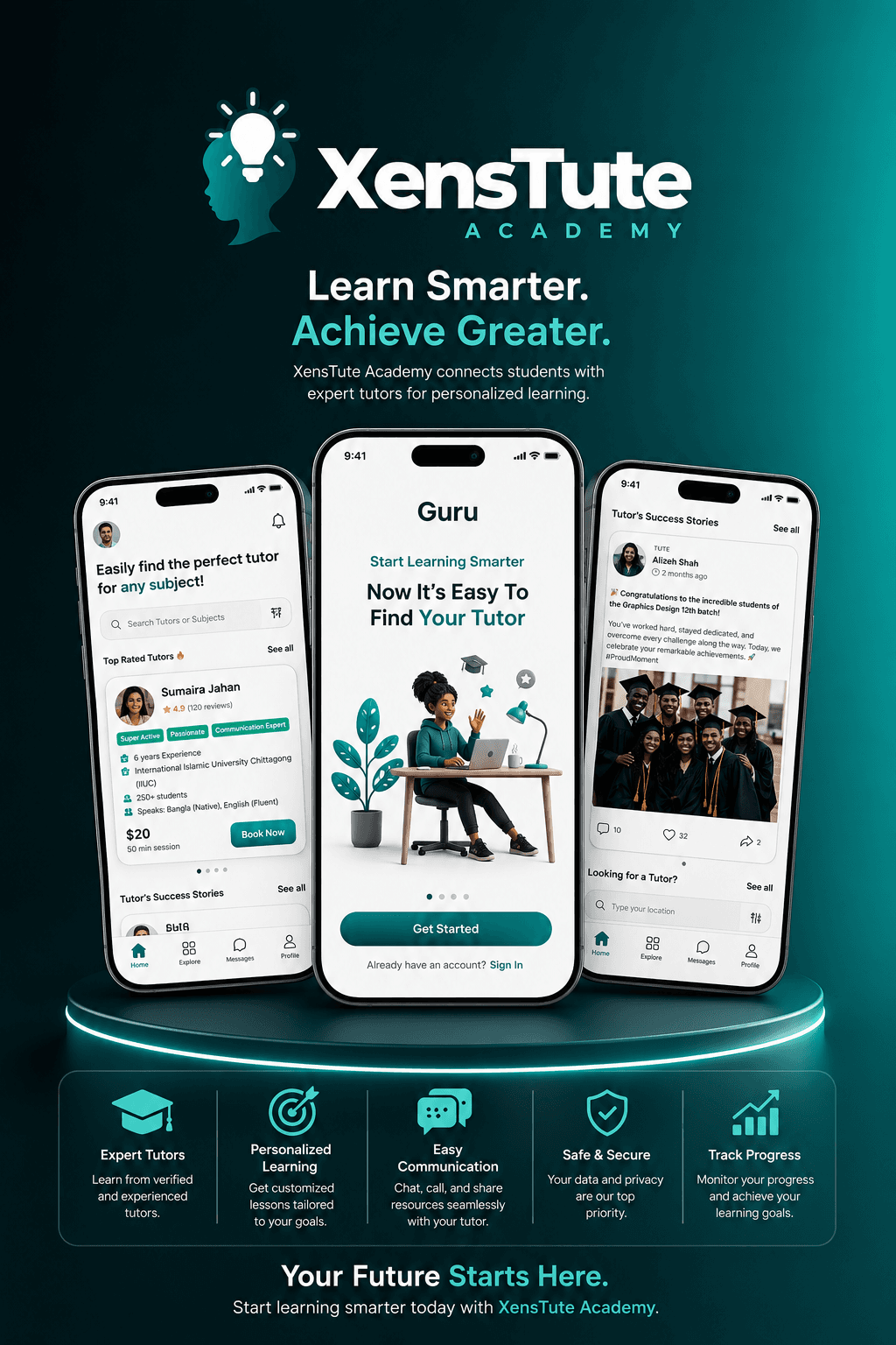 XensTute Academy Coaching & Tutoring Management System platform