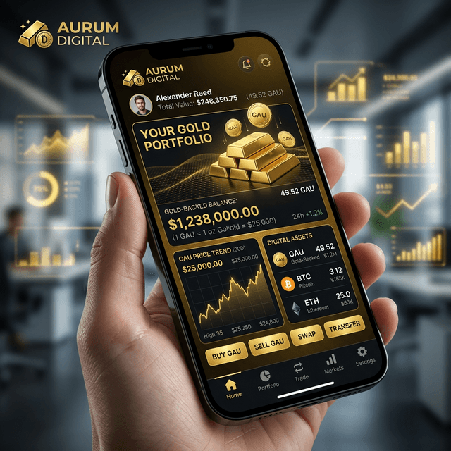 DinarDirham: Gold-Backed Digital Currency App