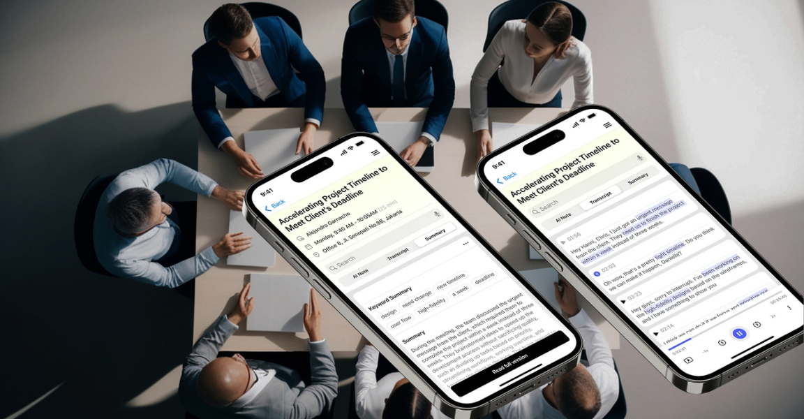 MEMI - AI Meeting Notes & Transcription App by Akxens