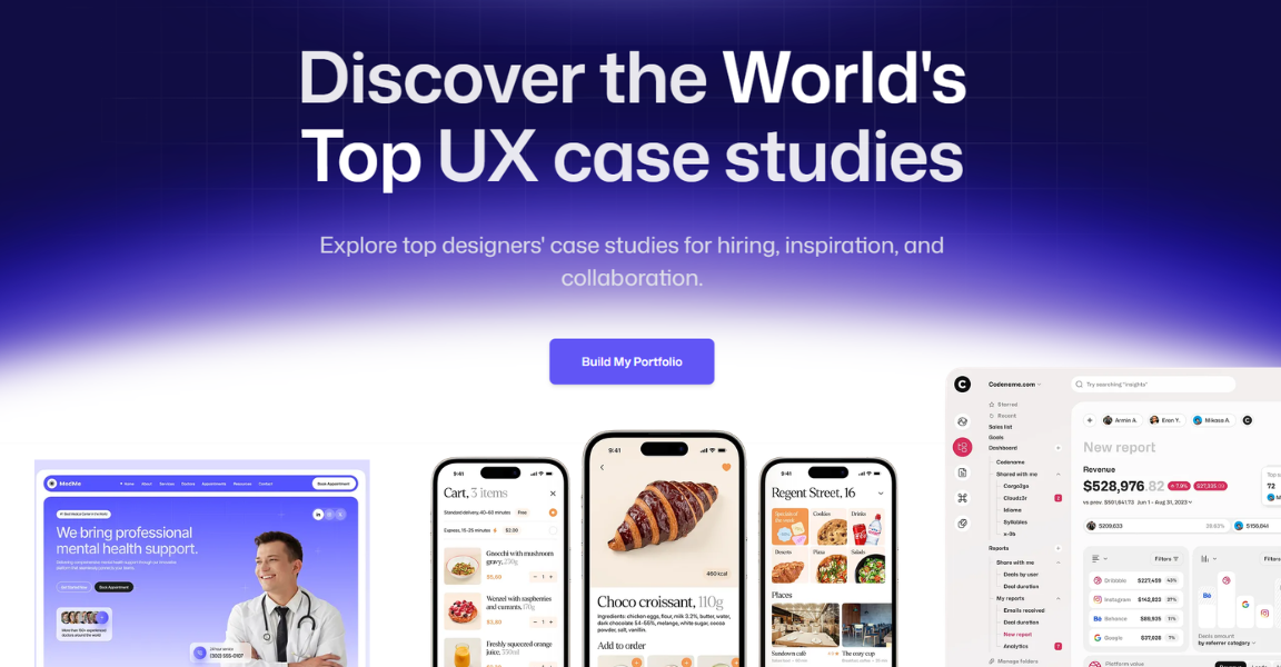 Designfoli - UX Case Study Library & Portfolio Platform by Akxens